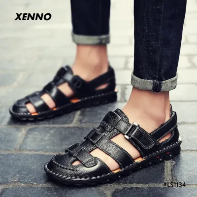 RELAX RISE GENUINE LEATHER SANDALS